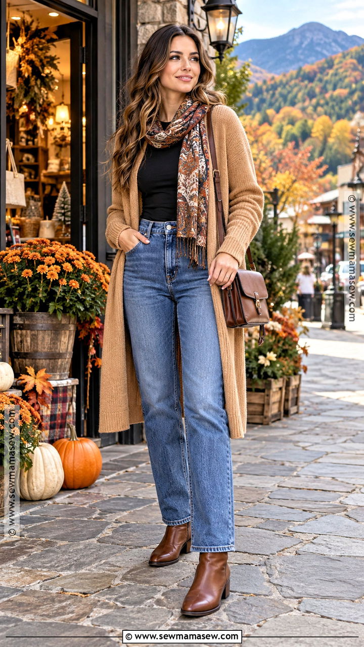 Smoky Mountains Cardigan And Jeans Outfit - 20 Smoky Mountains Outfits Fall
