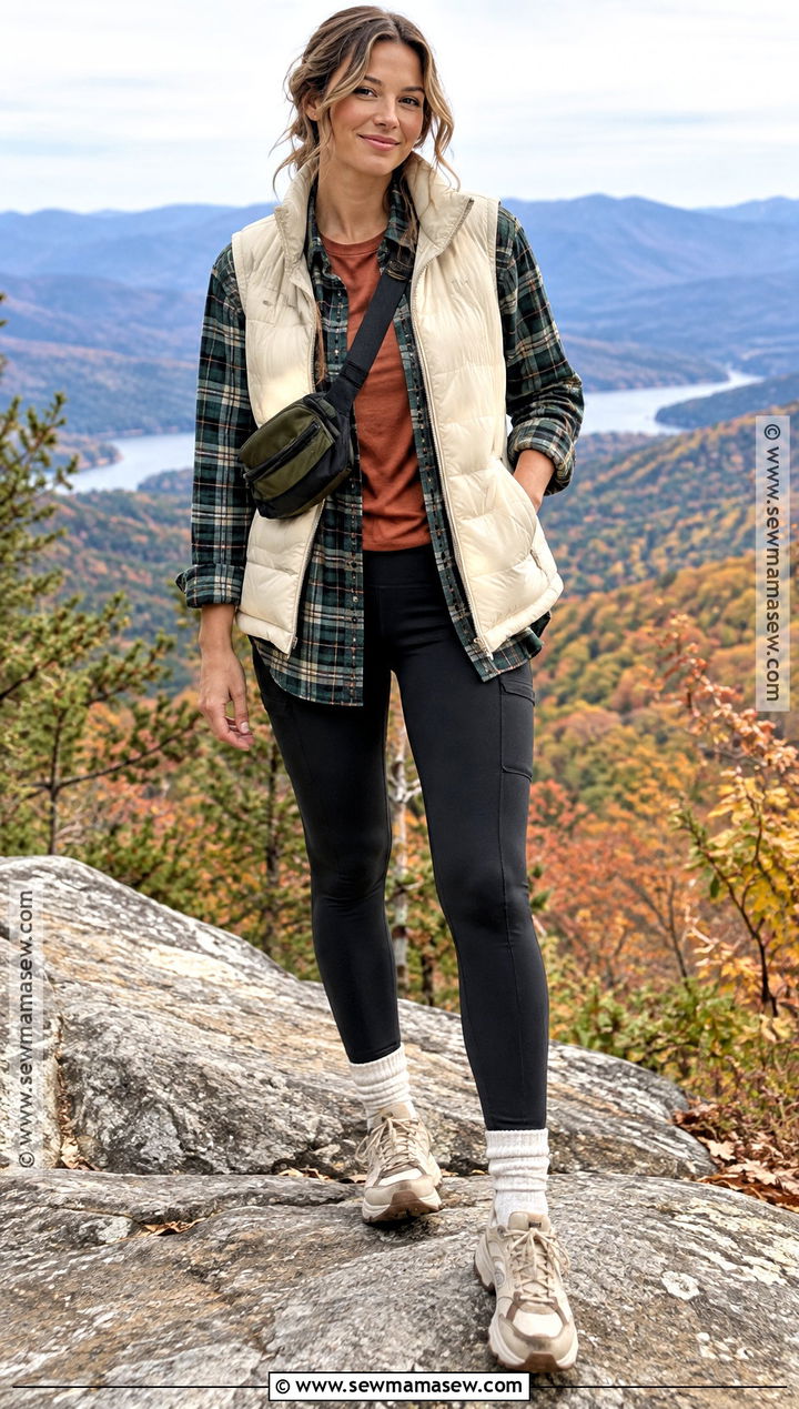 Smoky Mountains Flannel And Leggings Outfit - 20 Smoky Mountains Outfits Fall