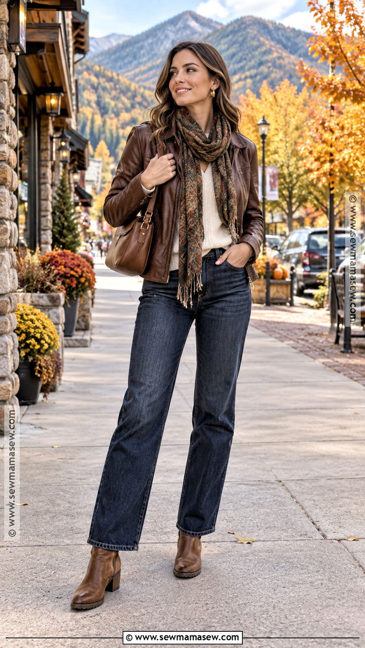 Smoky Mountains Leather Jacket Outfit - 20 Smoky Mountains Outfits Fall