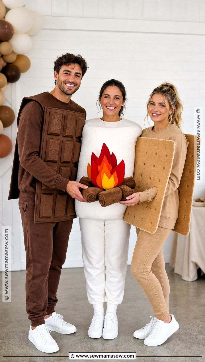 Smores Costume - 35 3 People Costume Ideas