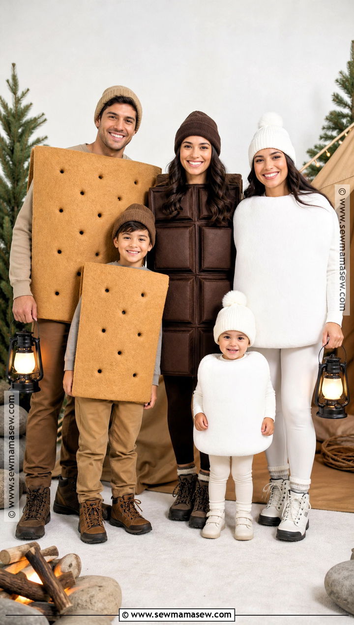 Smores Family Costume - 45 family costumes