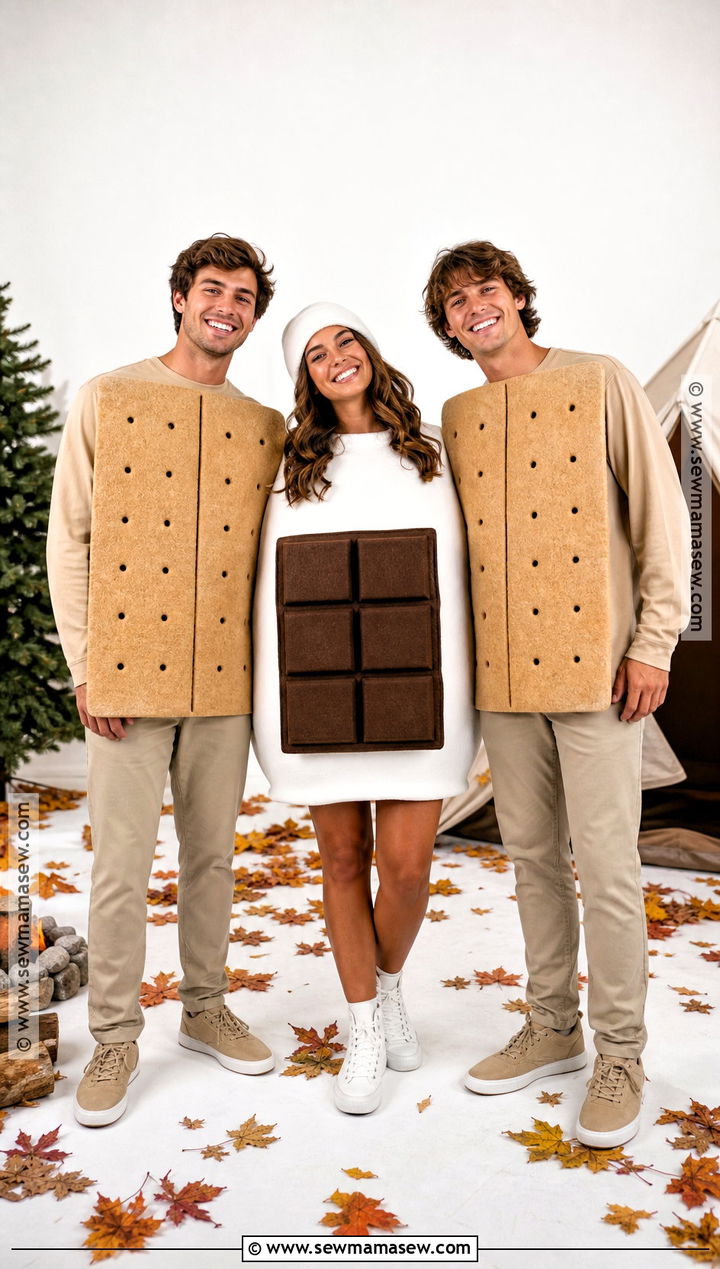Smores Group Costume - 45 cool halloween costumes