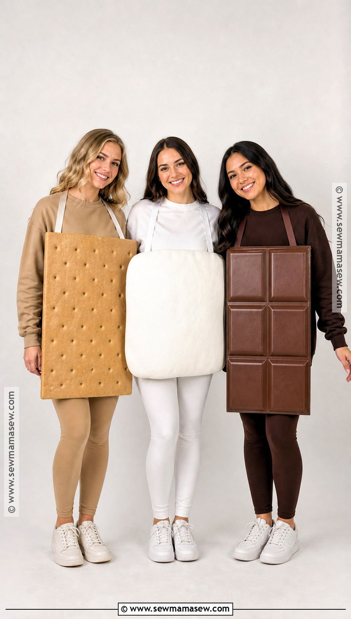 Smores Trio Costume - 30 3 people costumes