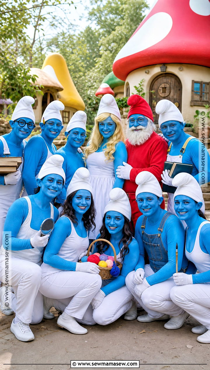 Smurfs Group Costume - 30 iconic group costumes
