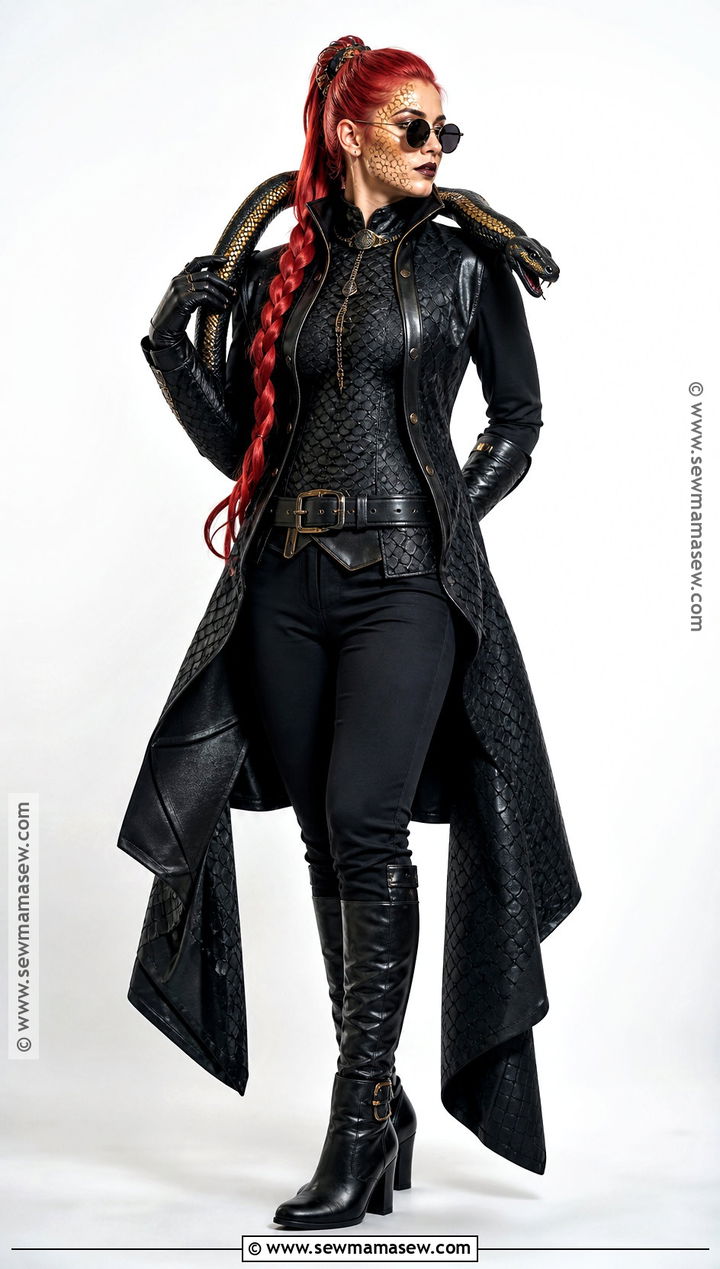 Snake Inspired Crowley Cosplay - 30 crowley cosplay ideas