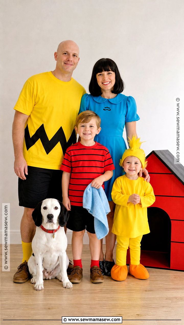 Snoopy Family Group Costume - 40 snoopy halloween costume ideas