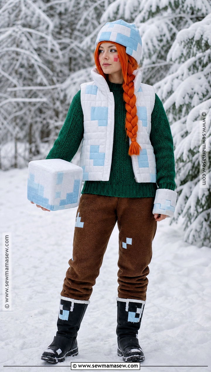 Snow Biome Alex Minecraft Costume - 30 alex minecraft costume ideas