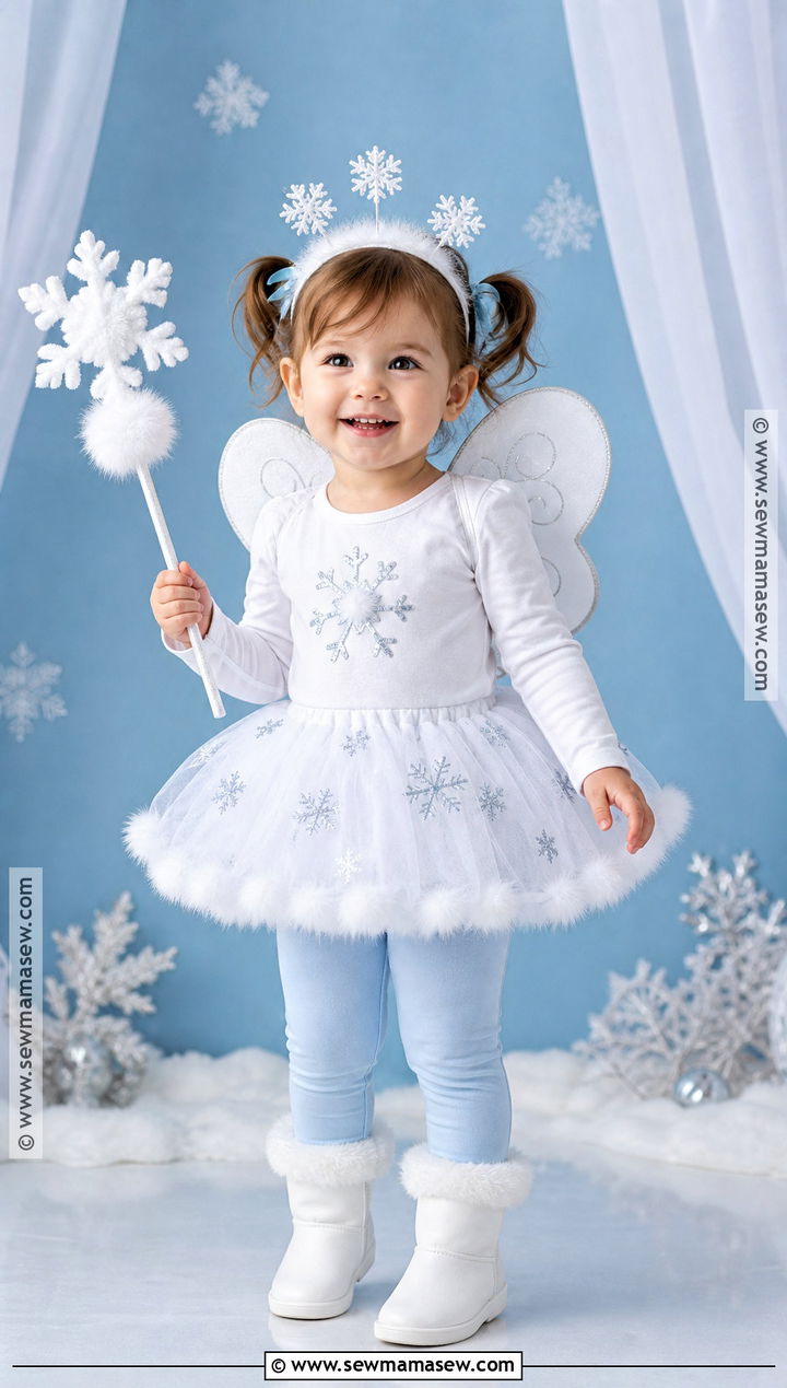 Snow Fairy Costume - 30 toddler fairy costume ideas