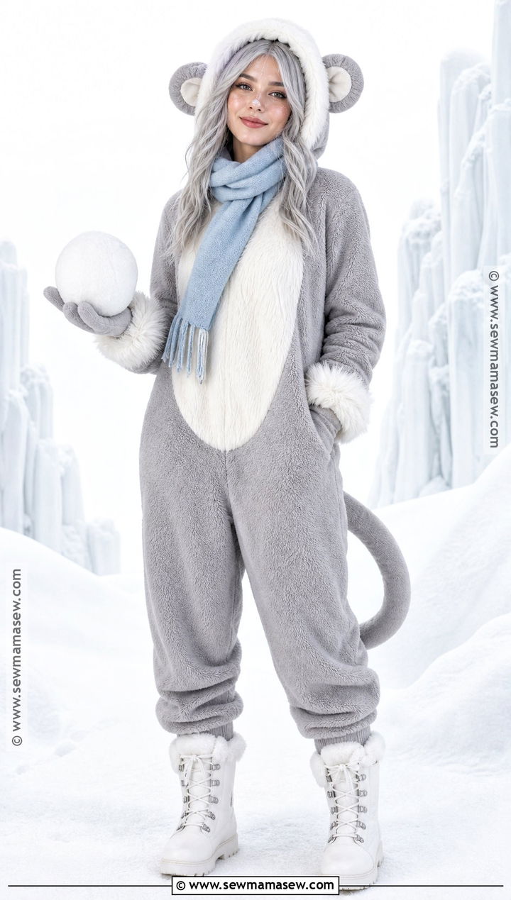 Snow Monkey Costume - 30 Monkey Halloween Costume Ideas for Women