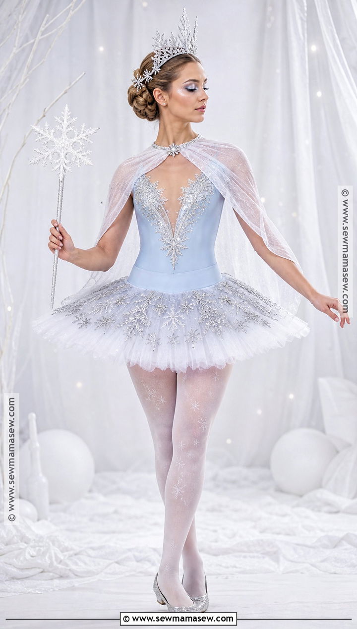 Snow Queen Ballerina Costume - 30 ballet halloween costumes