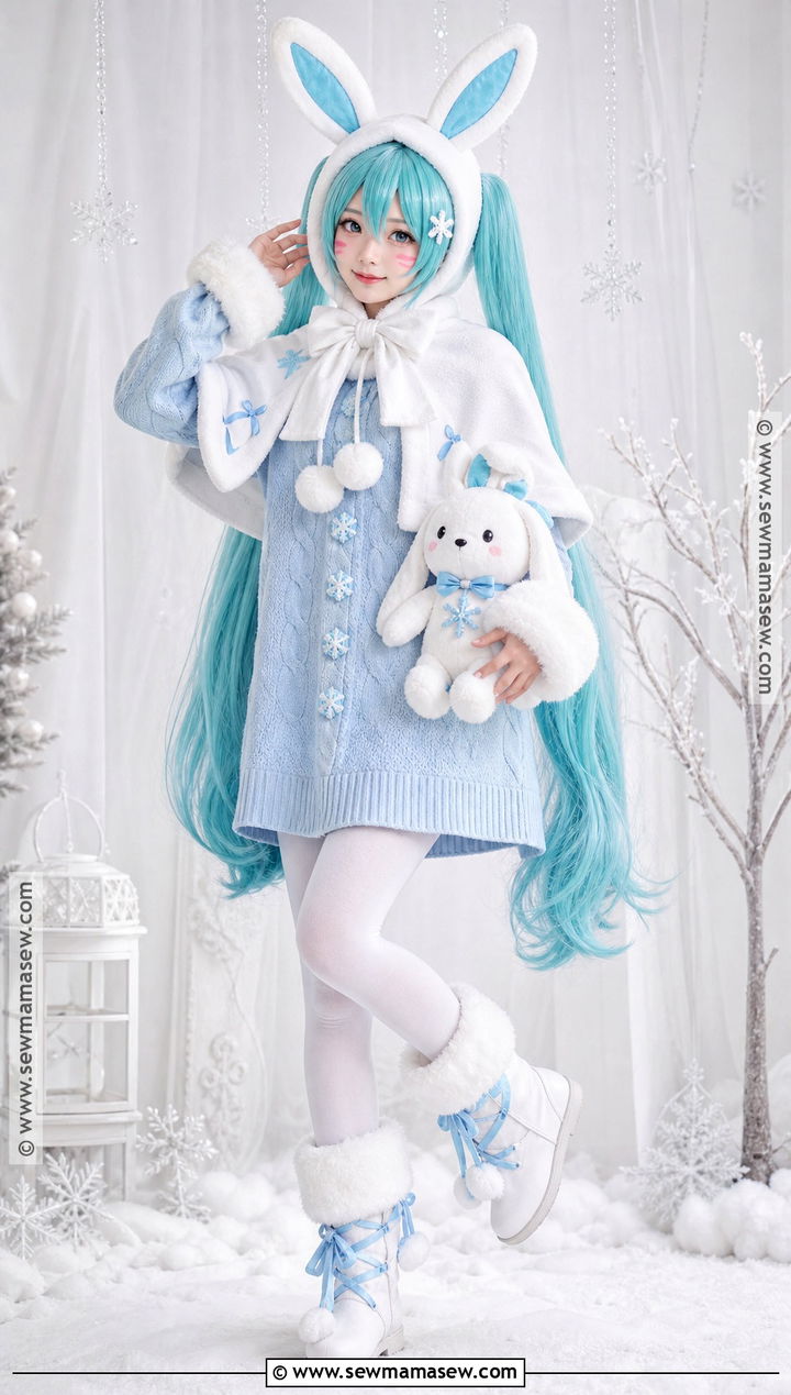 Snow Rabbit Miku Cosplay Costume - 45 miku cosplay ideas