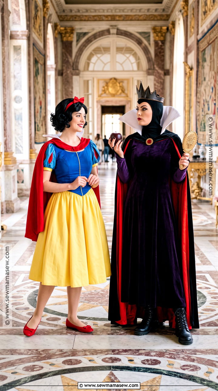Snow White And Evil Queen Duo Costume - 30 snow white and the seven dwarfs costumes