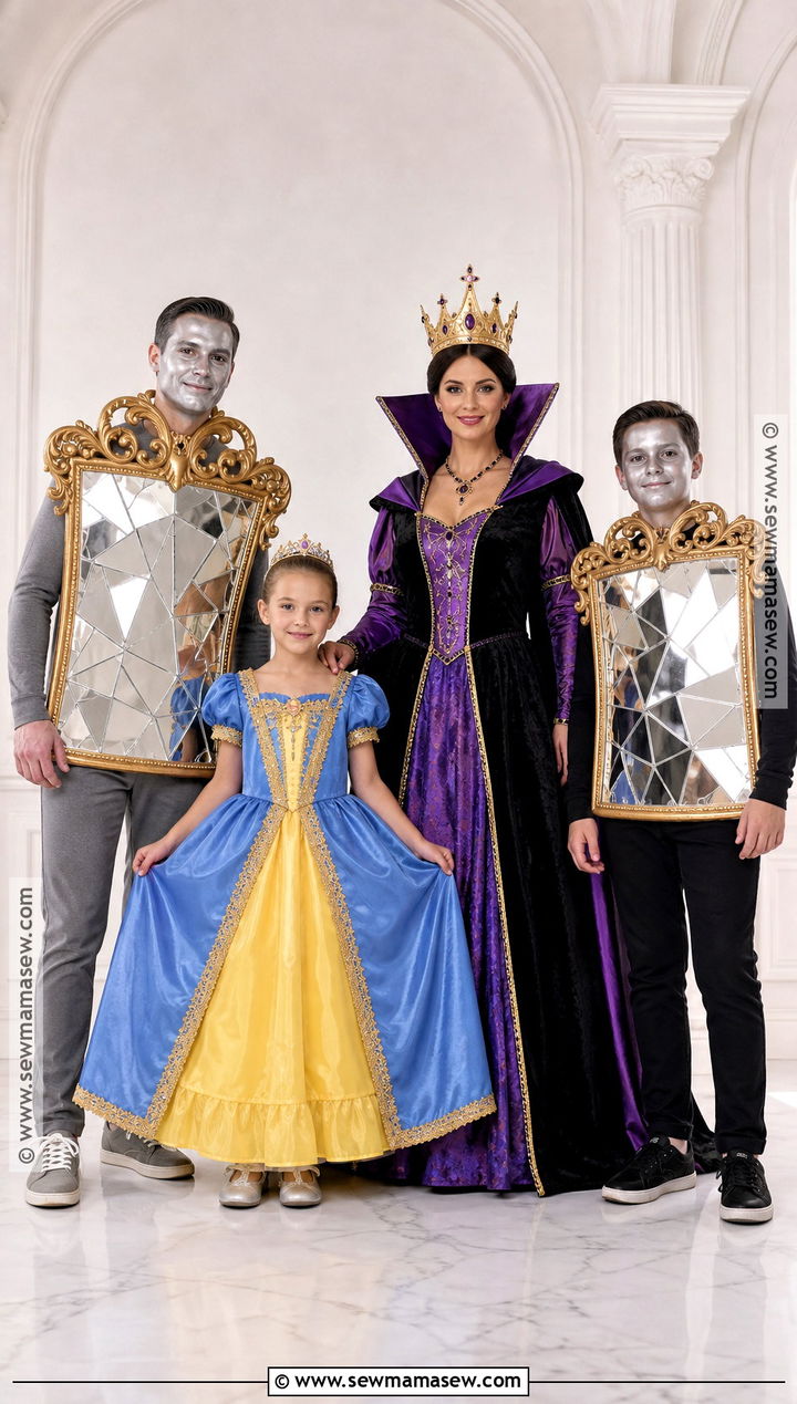 Snow White And Magic Mirror Family Costume - 30 snow white family costume ideas