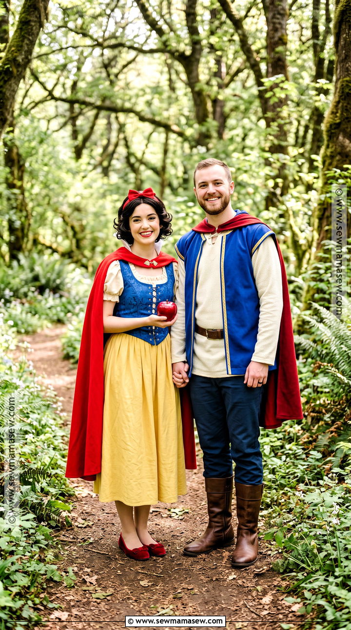 Snow White And Prince Couple Costume - 30 Disney Halloween Costumes for Couples
