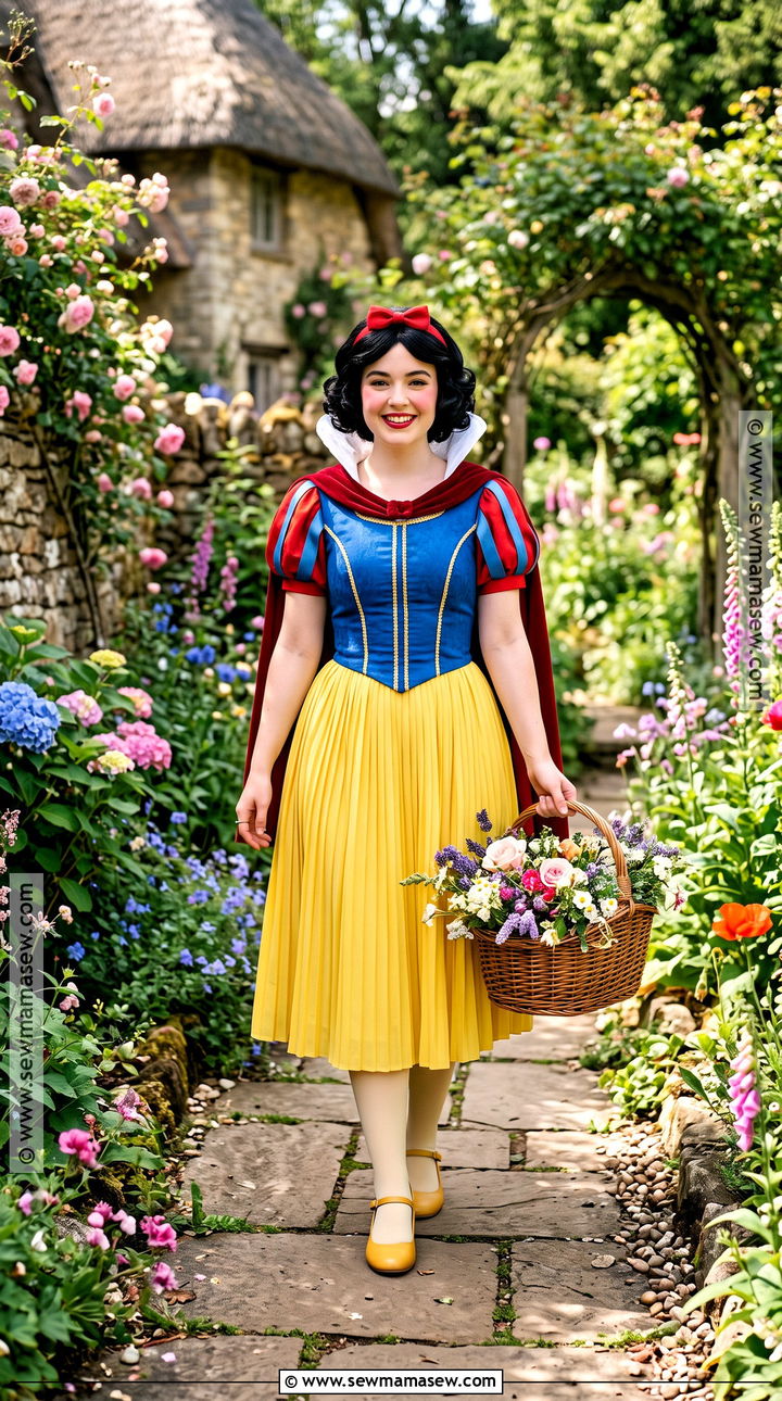 Snow White Black Hair Cosplay With Blue Bodice - 30 cosplay black hair ideas