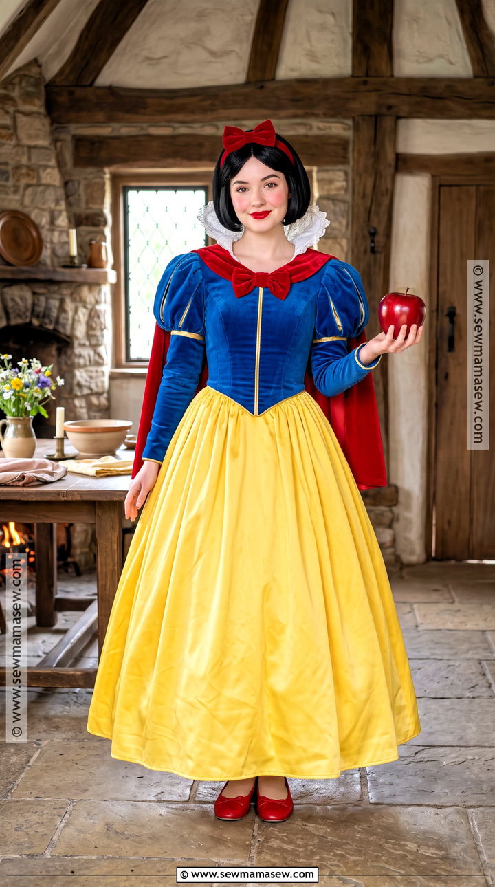 Snow White Costume With Blue Bodice - 35 costume ideas for women