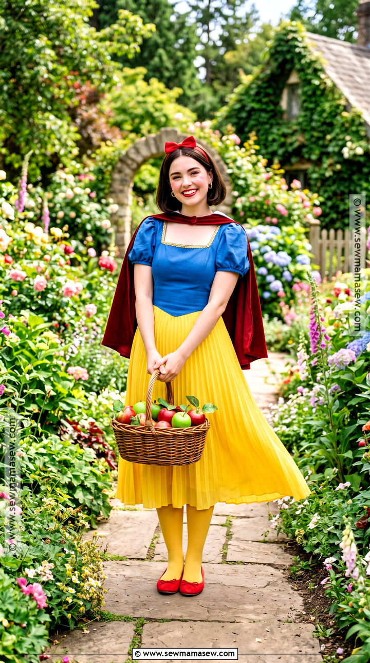 Snow White Costume With Blue Bodice - 35 iconic brunette halloween costumes