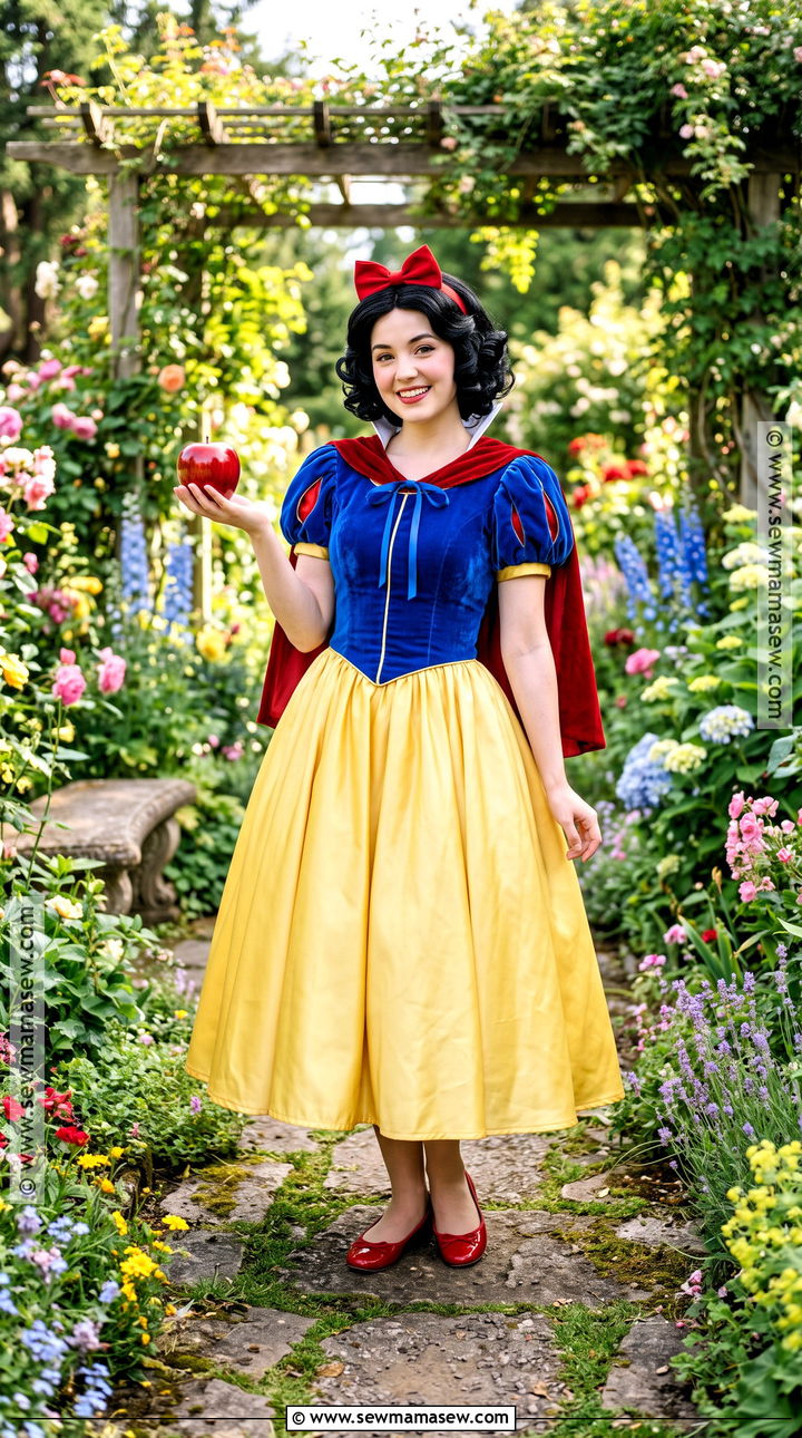 Snow White Costume With Blue Bodice - 40 disney costume ideas