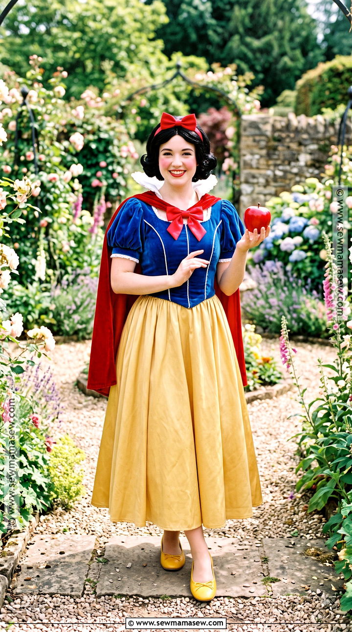 Snow White Costume With Blue Bodice - 40 halloween costumes for women