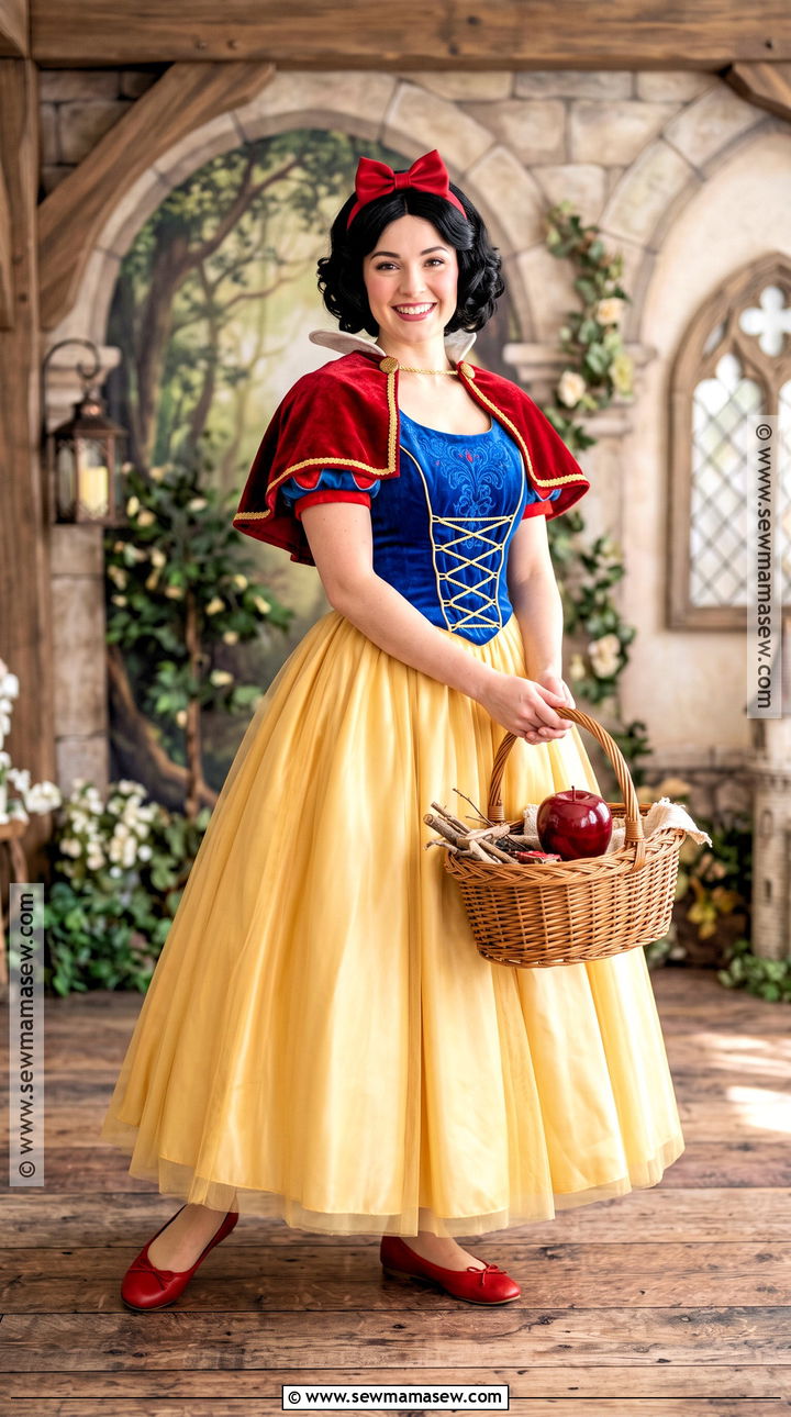 Snow White Costume With Blue Bodice - 50 costume ideas for women
