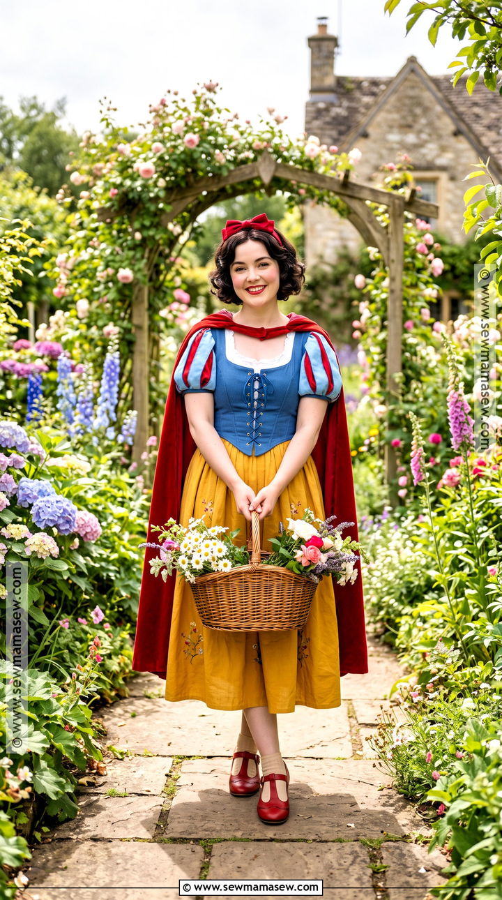 Snow White Costume With Blue Bodice - 30 brunette halloween costume ideas