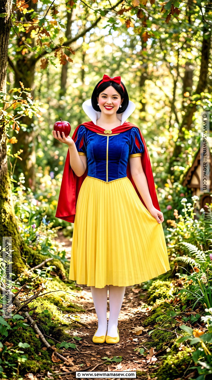 Snow White Costume With Blue Top - 30 Simple Disney Costumes