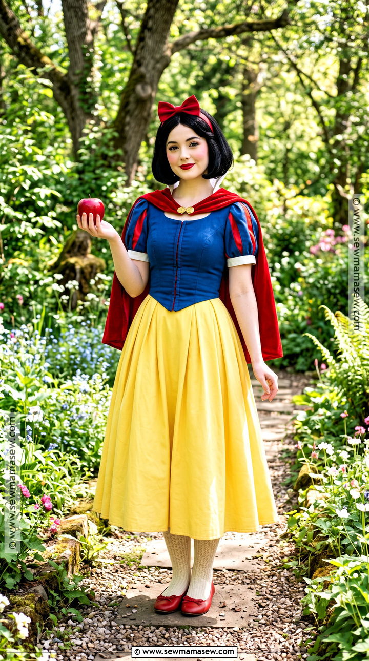 Snow White Costume With Red Bow - 30 story book costumes