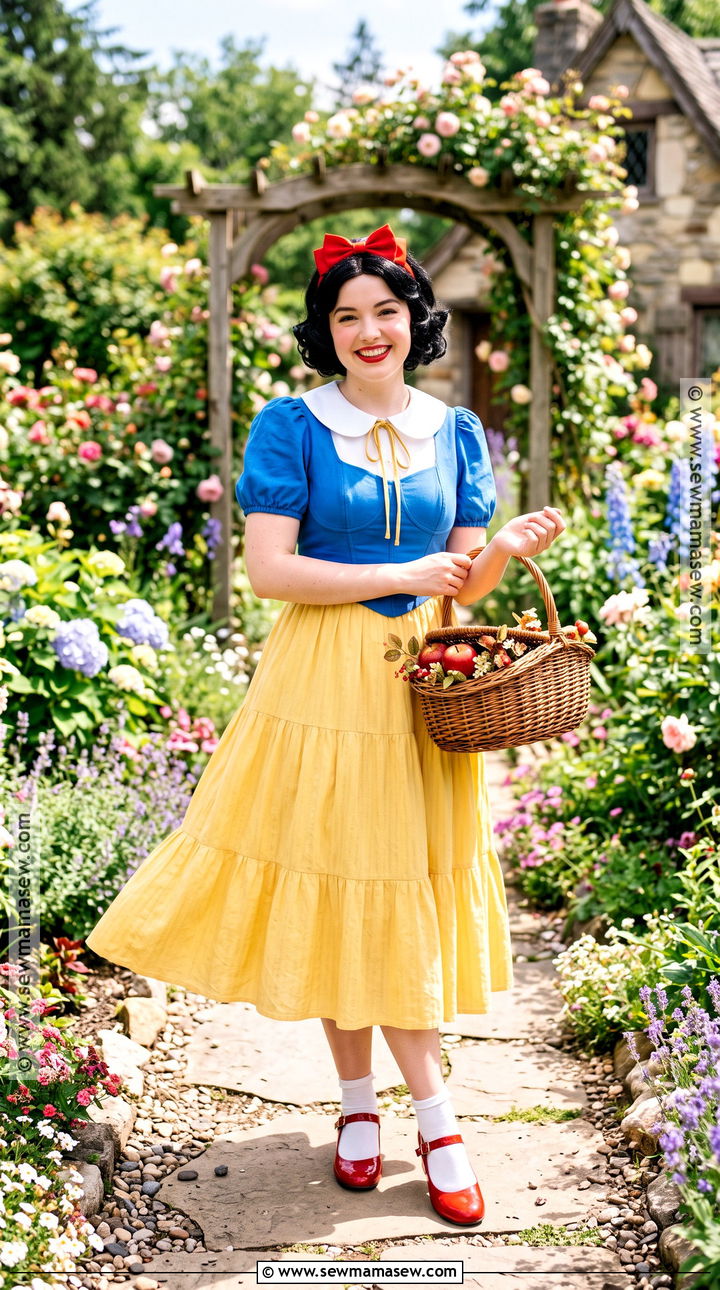 Snow White Costume With Short Black Hair - 35 halloween costumes for black hair