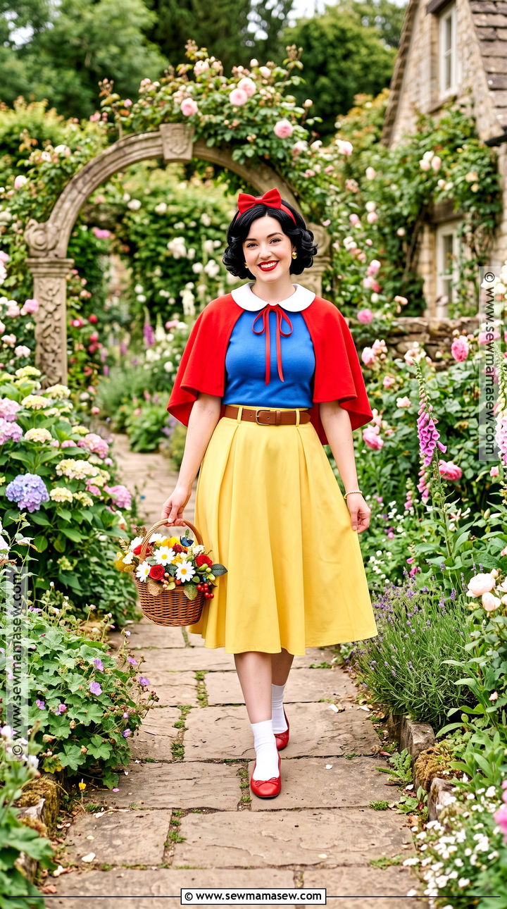 Snow White Costume With Short Bob - 30 short hair costume ideas halloween