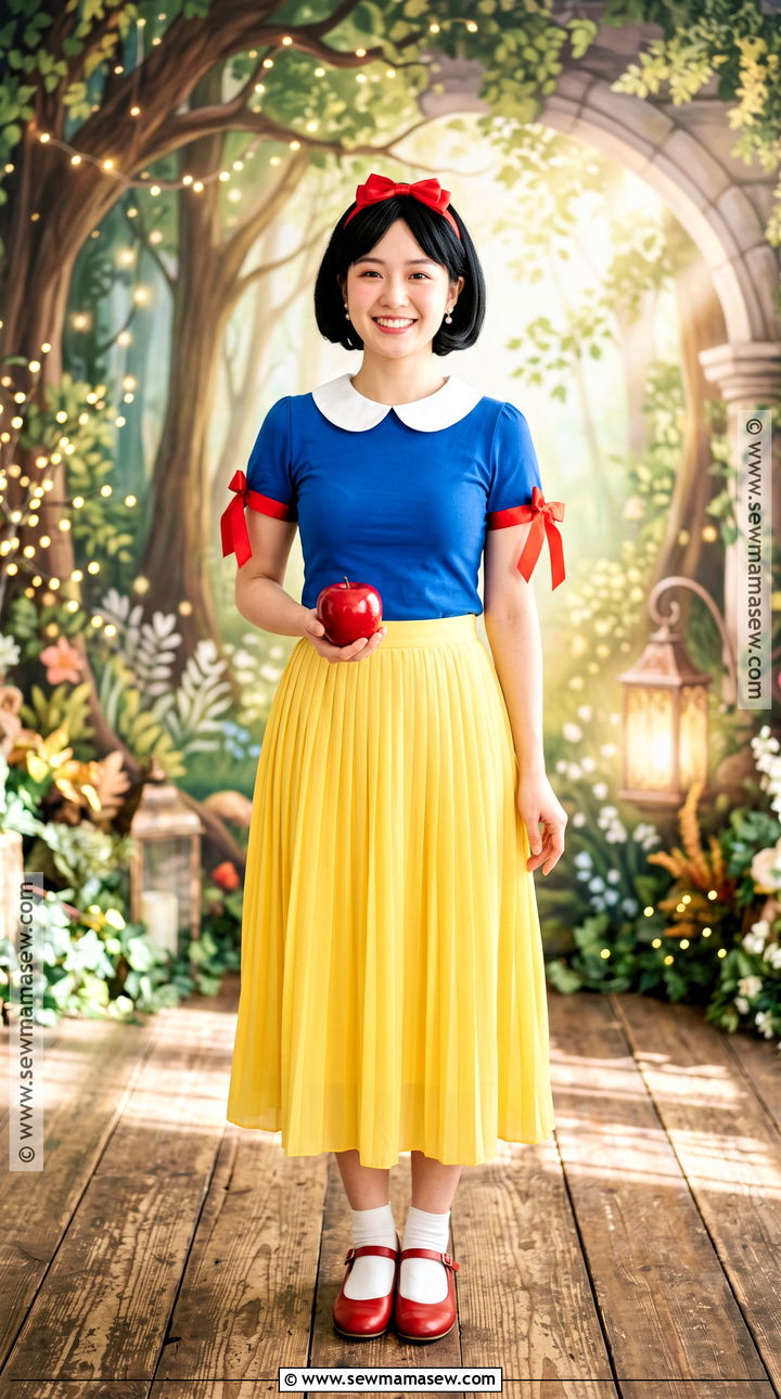Snow White Costume With Yellow Skirt - 45 women halloween costume ideas