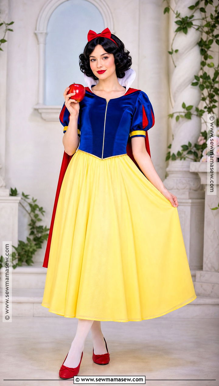 Snow White Costume With Yellow Skirt - 50 cute halloween costumes