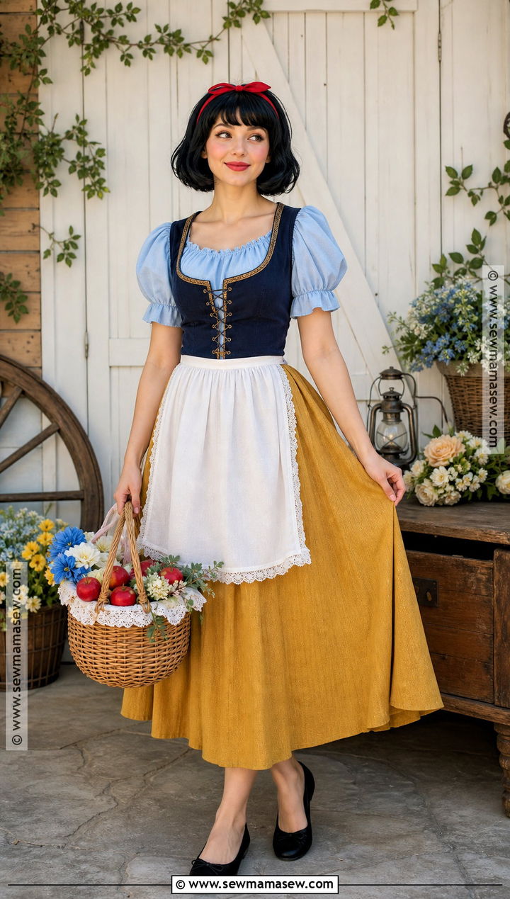 Snow White Cottage Costume - 45 disney princess costumes