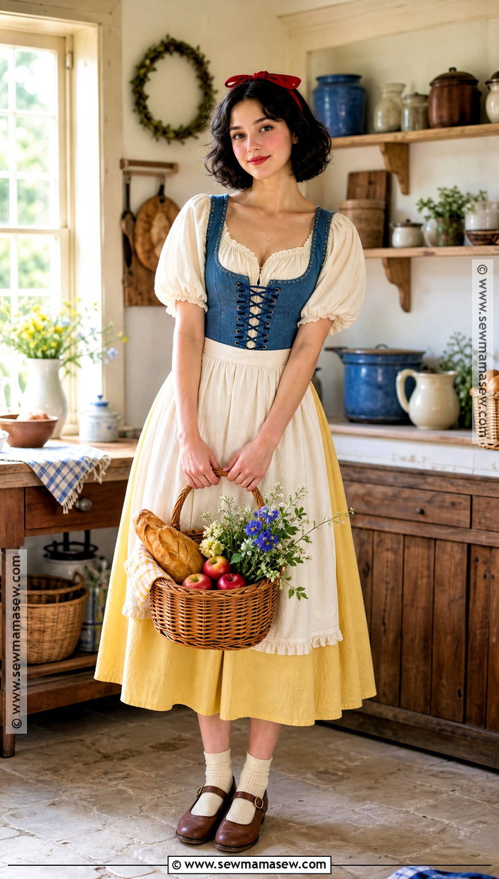 Snow White Cottage Dress Cosplay - 35 snow white cosplay ideas
