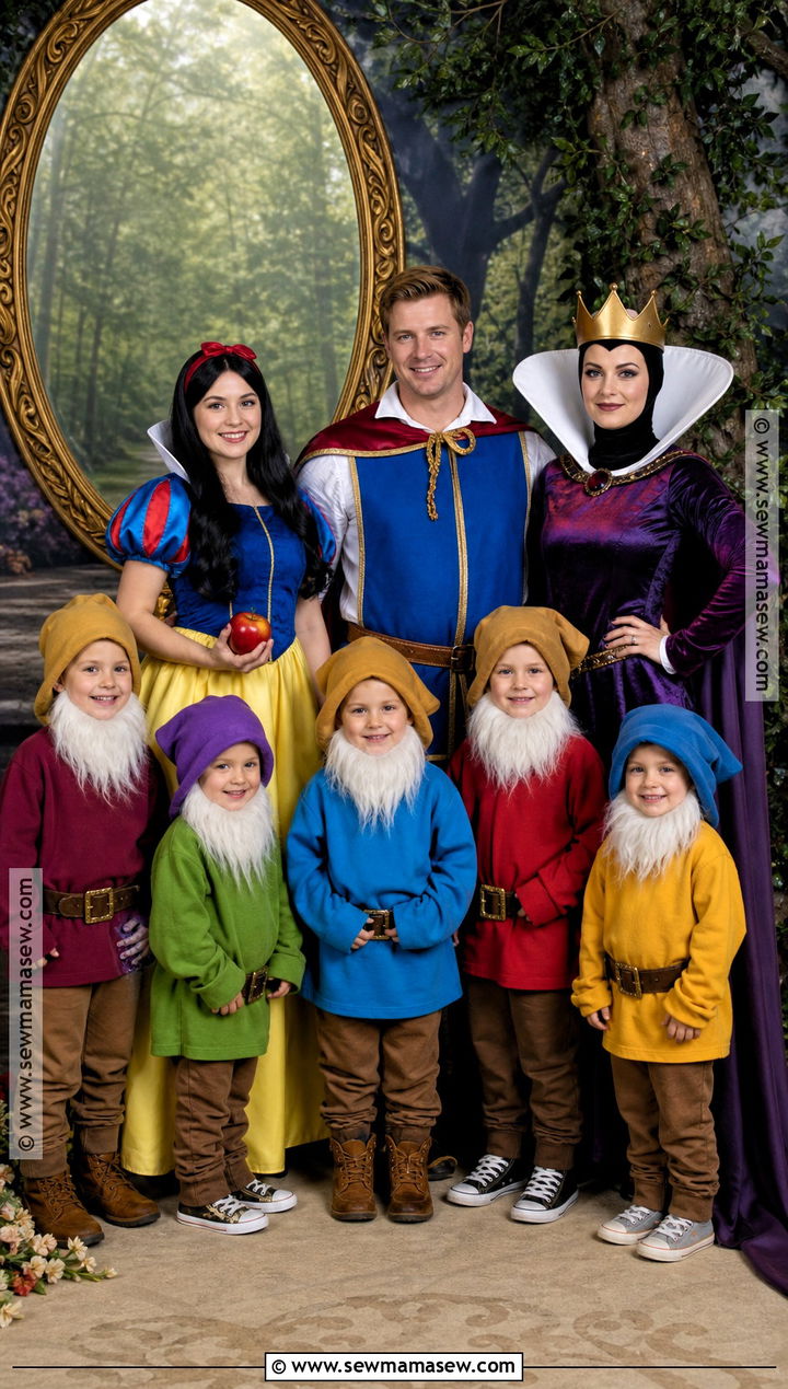 Snow White Family Costume - 35 disney family costumes