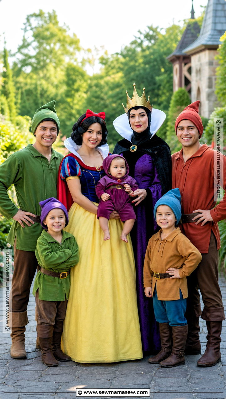 Snow White Family Costume - 40 snow white halloween costume ideas