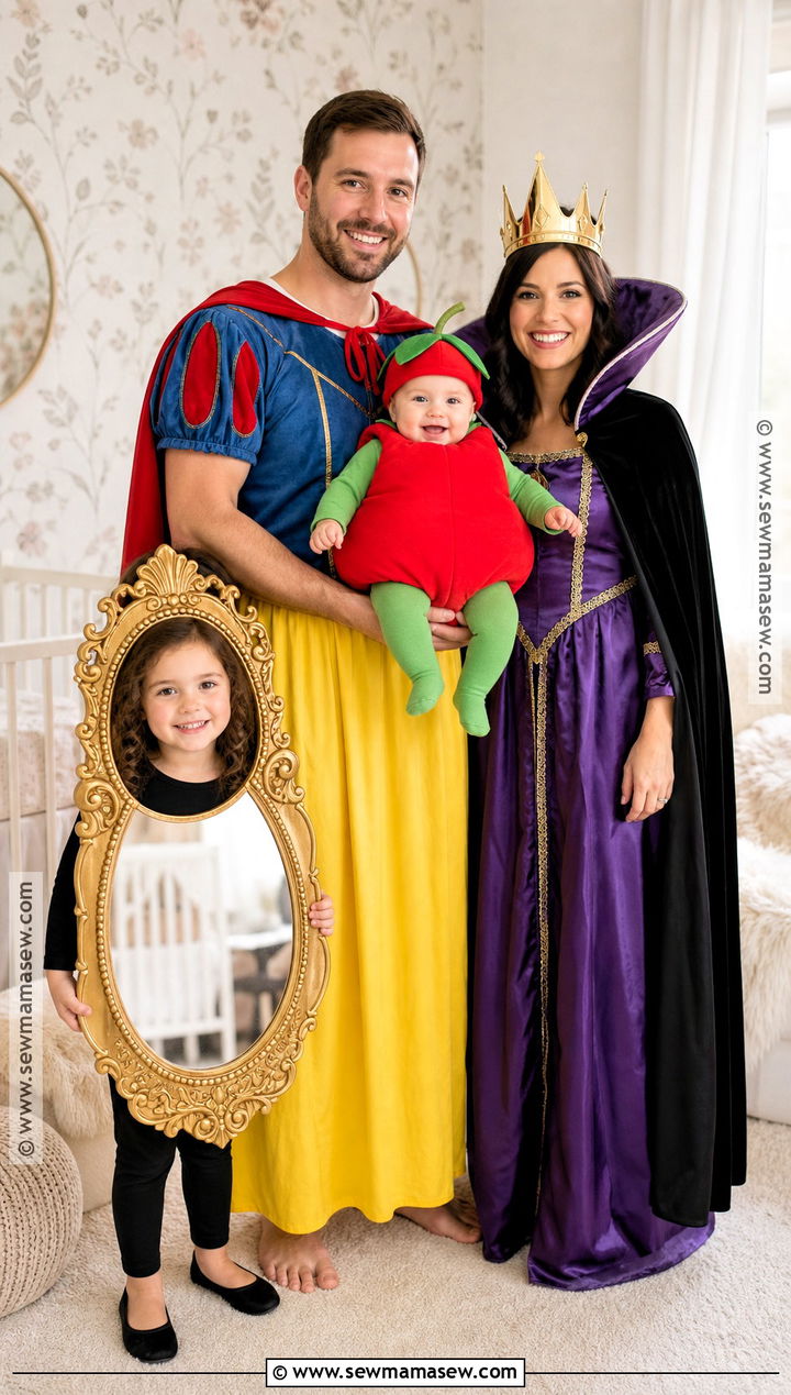 Snow White Family Costume With Baby Apple - 30 snow white family costume ideas