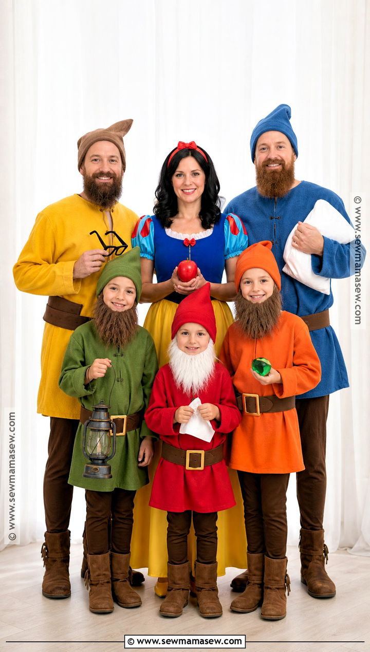 Snow White Family Of Six Costume - 30 snow white family costume ideas
