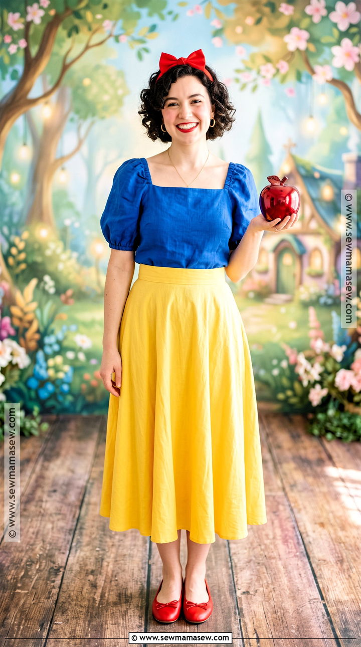 Snow White Halloween Costume - 30 halloween costumes dark hair
