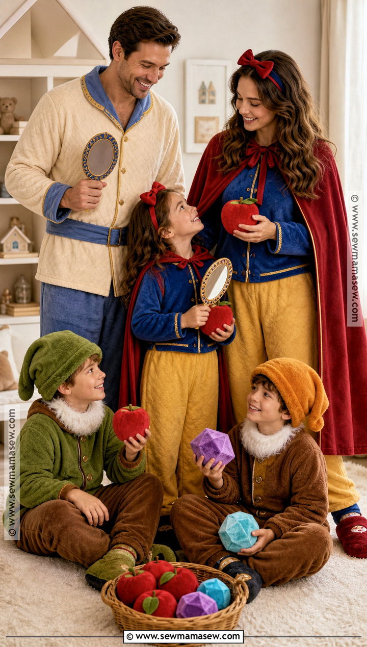 Snow White Pajama Family Costume - 30 snow white family costume ideas