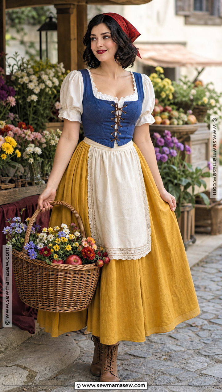 Snow White Peasant Dress Cosplay - 35 snow white cosplay ideas