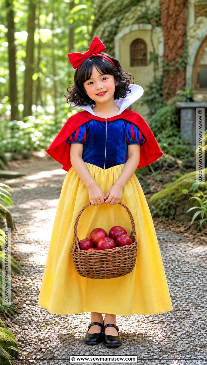 Snow White Princess Costume With Blue And Yellow Dress - 30 princess dress up ideas