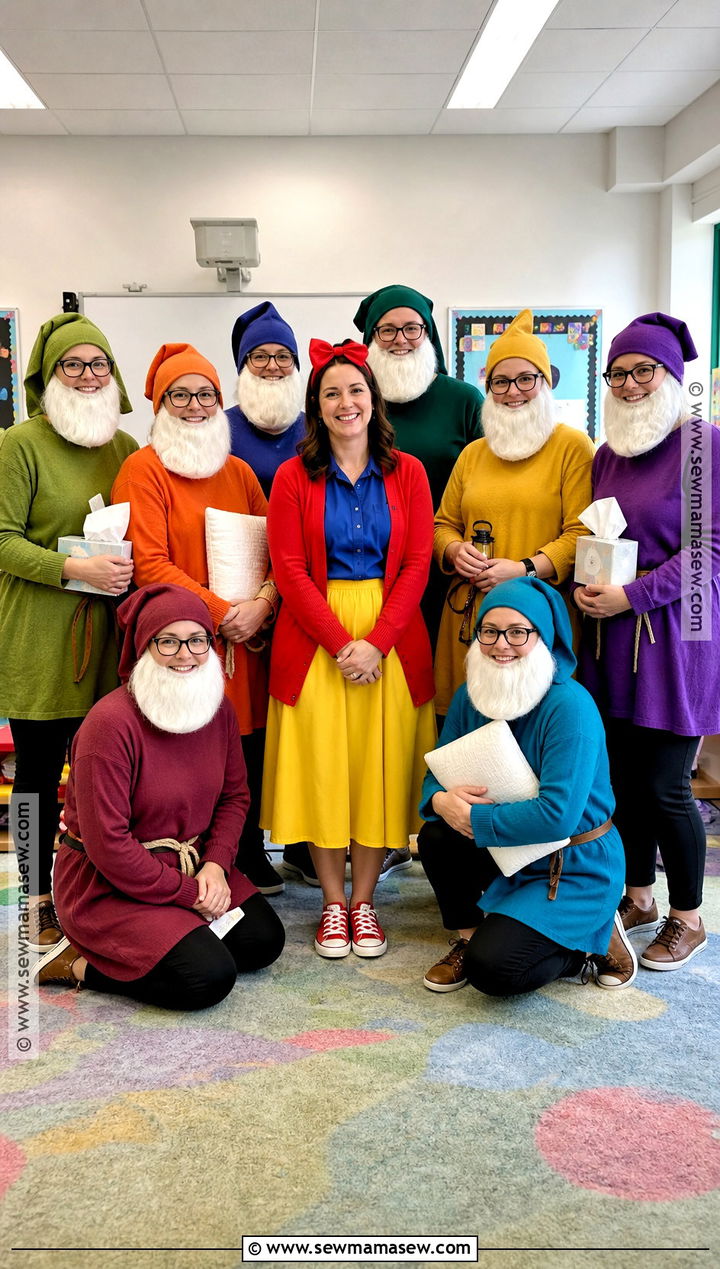 Snow White Teacher Group Costume - 30 snow white and the seven dwarfs costumes