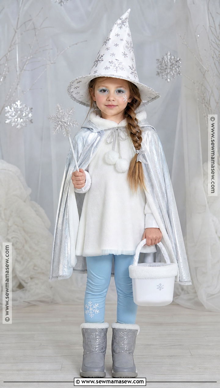 Snow Witch Costume - 30 kids witch costume ideas