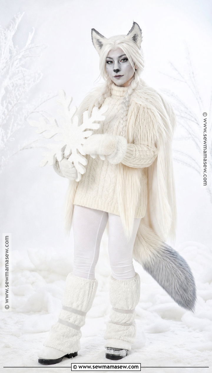 Snow Wolf Costume - 40 wolf costume ideas