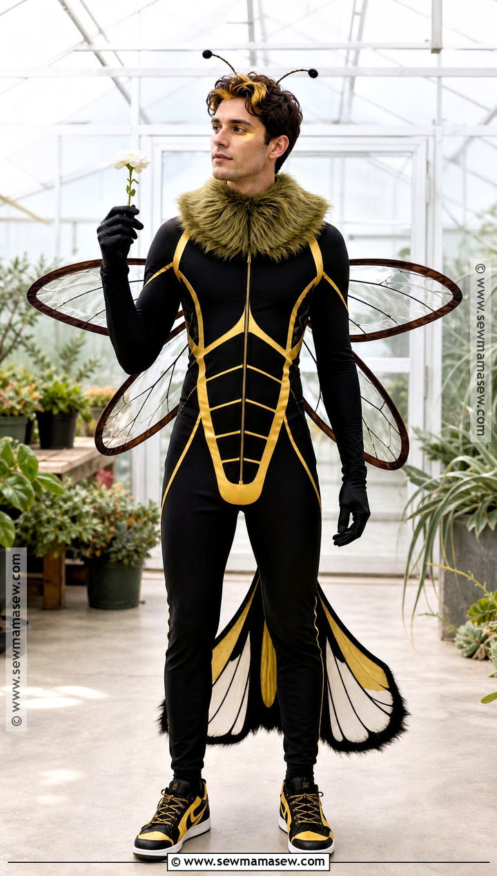 Snowberry Clearwing Moth Cosplay With Sheer Wings - 30 Moth Cosplay Ideas