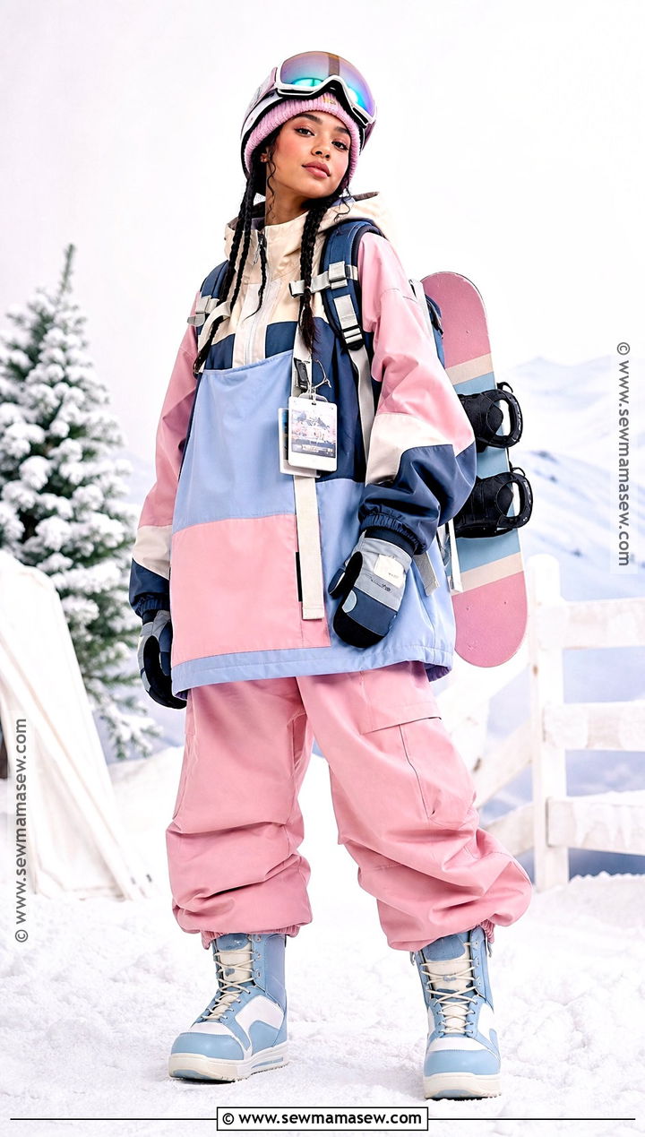 Snowboarder Costume With Baggy Jacket - 30 sports costume ideas