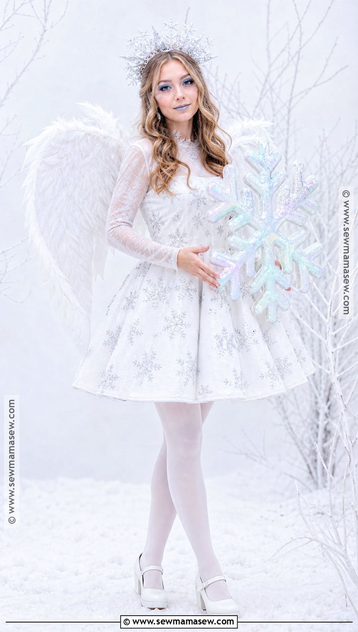 Snowflake Angel Costume - 30 snow angel costume ideas