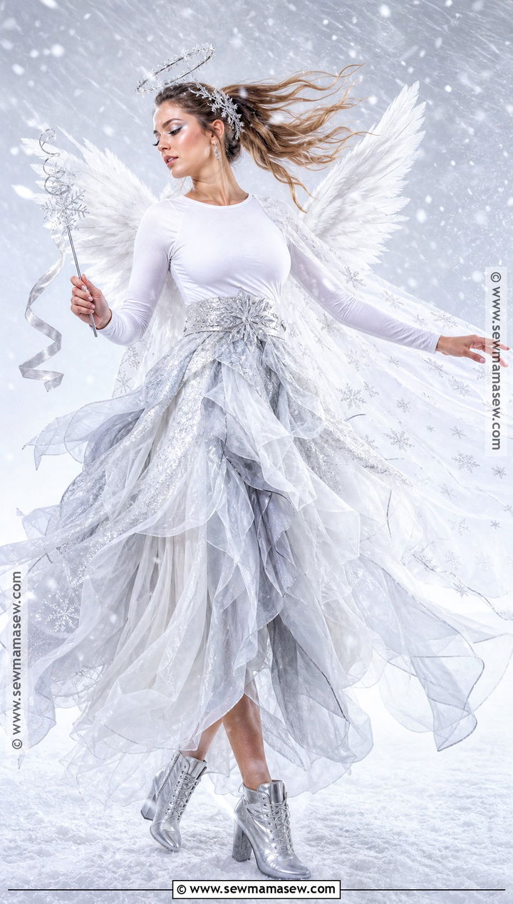 Snowstorm Angel Costume - 30 snow angel costume ideas
