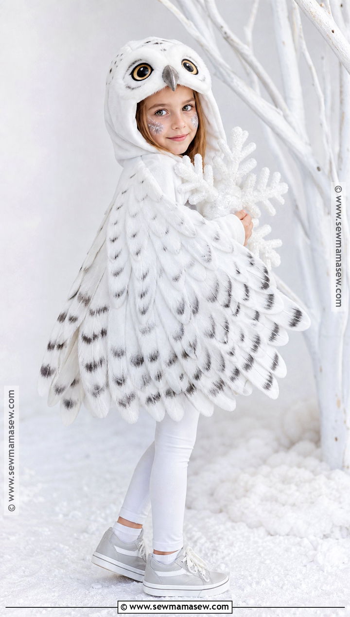 Snowy Owl Costume For Kids - 30 bird costume ideas for kids