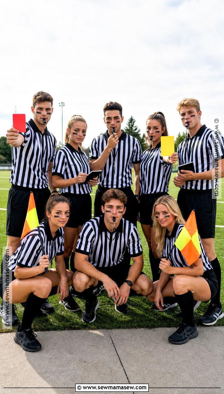 Soccer Referee Team Costume - 30 Soccer Team Halloween Costumes